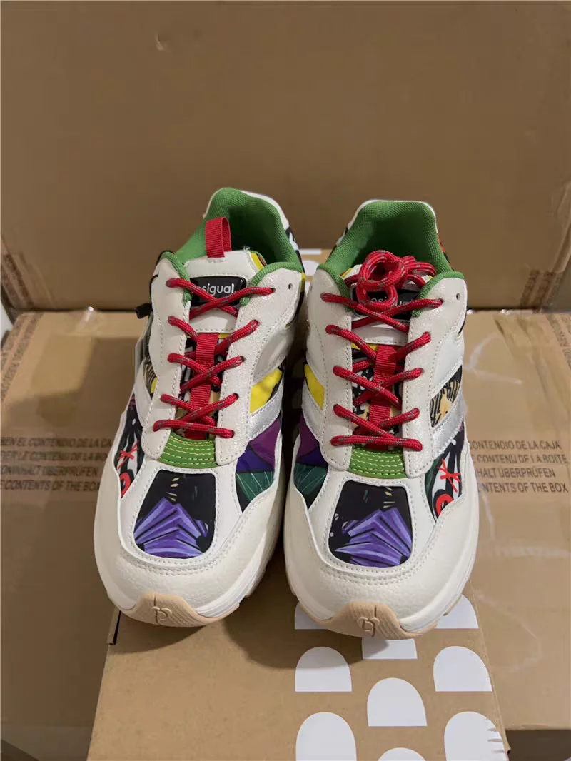 Foreign trade Spain original single spring and autumn new niche fashion brand splicing leisure sports shoes