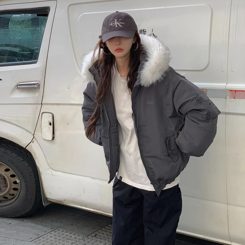 

Парки женские женские осенние с хлопковой подкладкой на шнуровке, многослойные пушистые пояса с круглым вырезом, женская домашняя одежда, легкие, разноцветные, дышащие