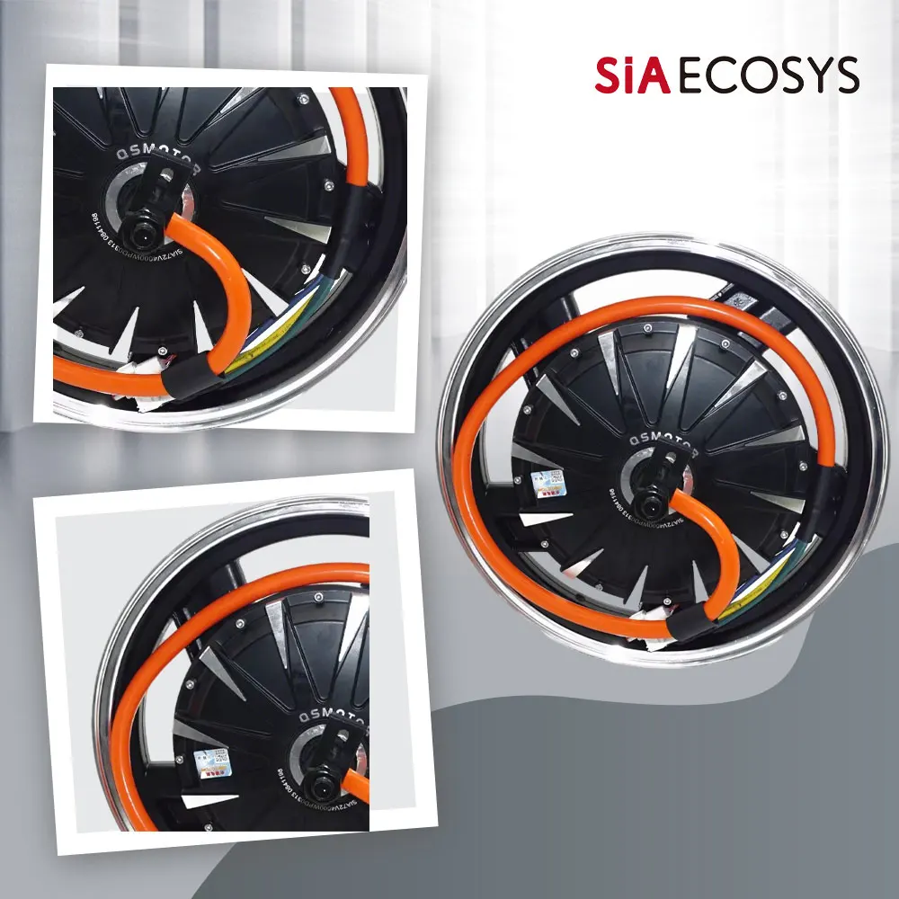 

New Products! 16X2.75inch 260 V1.4 4000W 50H Electric Motorcycle Brushless DC Wheel Hub Motor