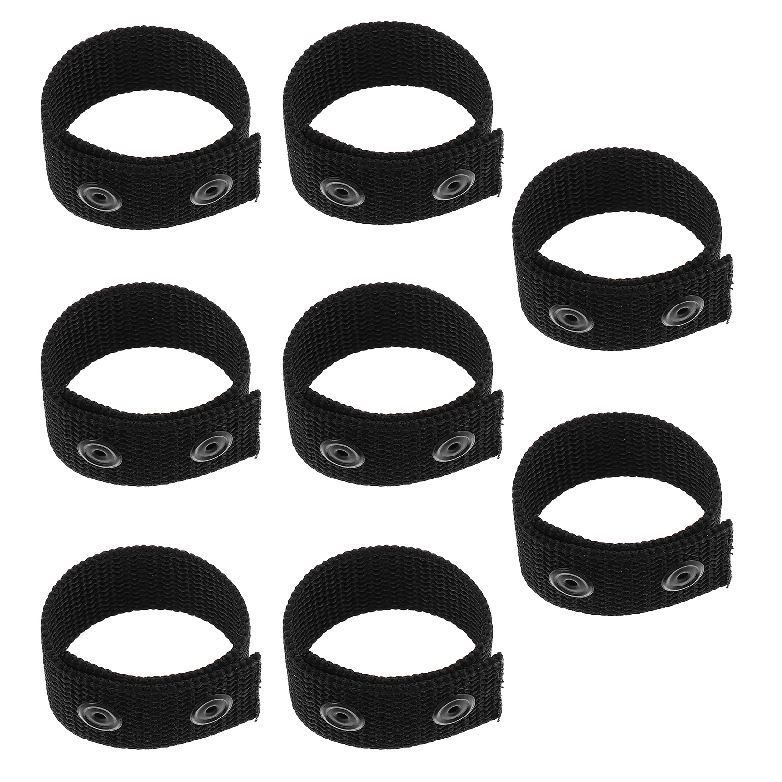 

8pcs Ring Practical Polypropylene Buckle Waist Fasten Durable Camping Hiking Waist Coat Buckle Accessories