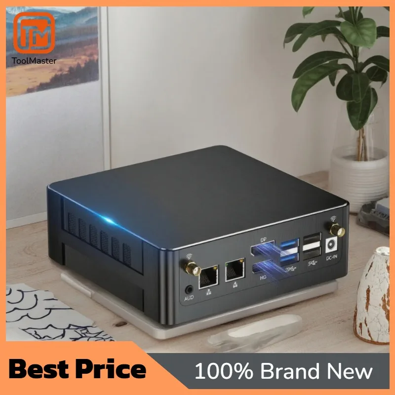 【New Arrival】R Mini PC 12th Gen Core I5 12450H Gaming Mini Computer Dual DDR4 RAM M.2 NVME SSD With Minipc DP HD Type C USB3.2 8