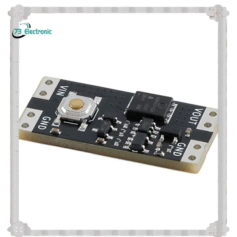 

24-часовая доставка, 4 шт., бистабильный модуль переключателя с одной кнопкой, 4,5-26 В, 1,3UA, нагрузка 10 А, низкое напряжение, широкое напряжение, мини-переключатель с одной кнопкой