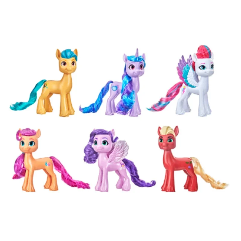 Hasbro My Little Pony Izzy 6-inch Doll Movie Action Figure Family Portrait Peripheral Toy Birthday Christmas Gift Collection