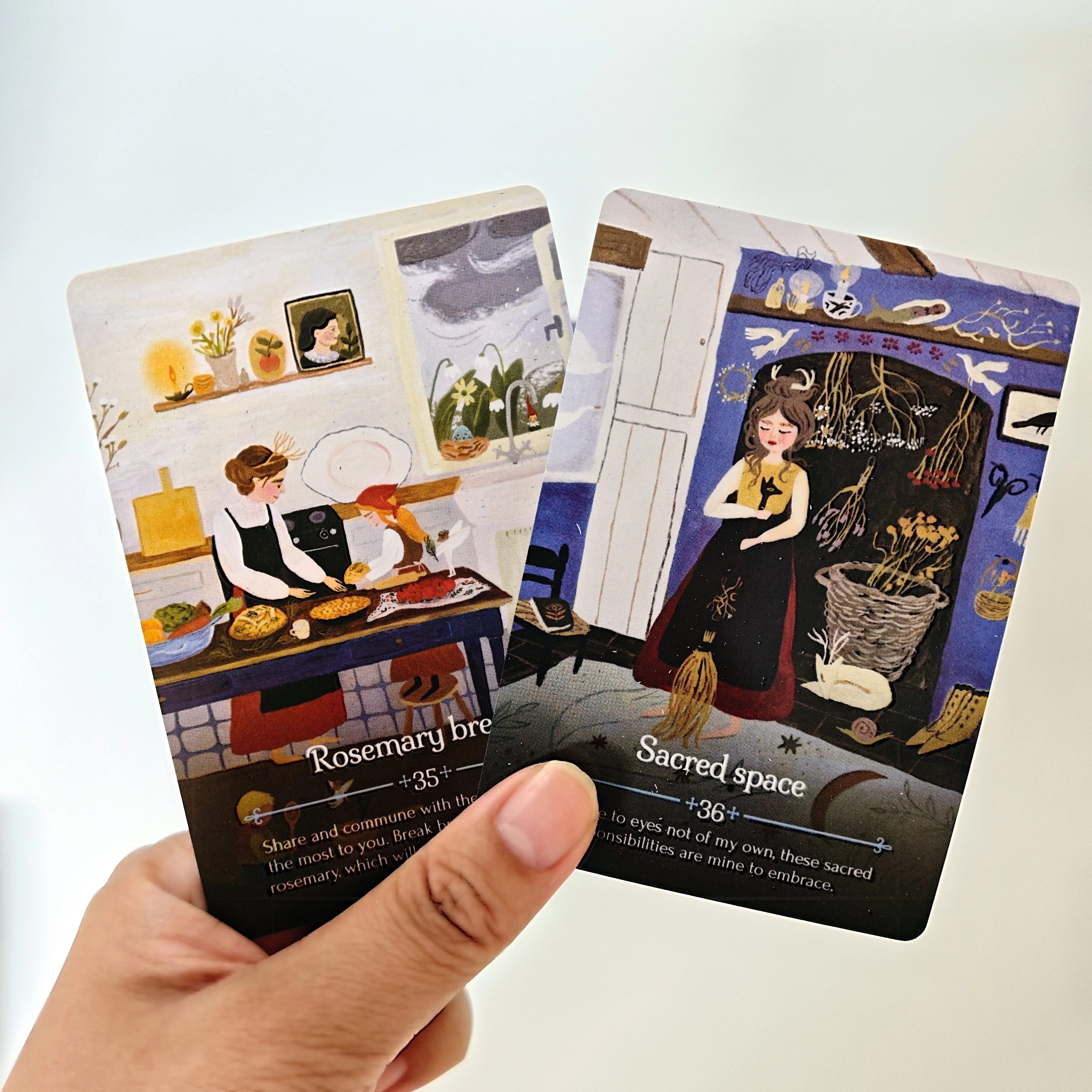Seasons Of The Witch Imbolc Oracle Cards A 44 English Visions Divination Edition Deck Borad Games Tarot For Party Playing