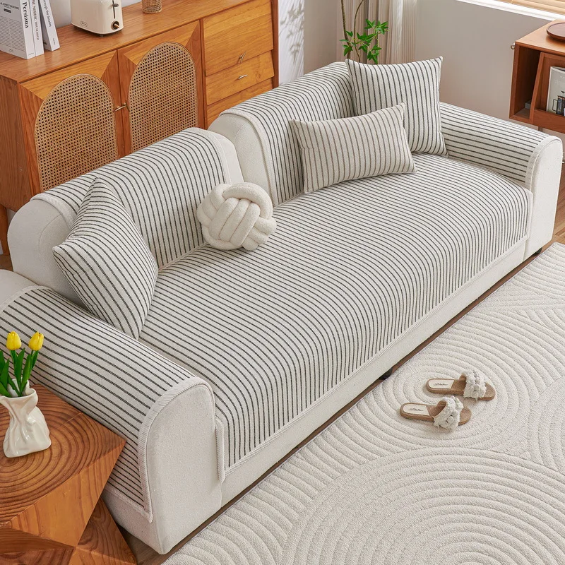 

Chenille Anti-Slip Sofa Cover for All Seasons Living Room Furniture Decor Couch Cushion Cover Slipcover