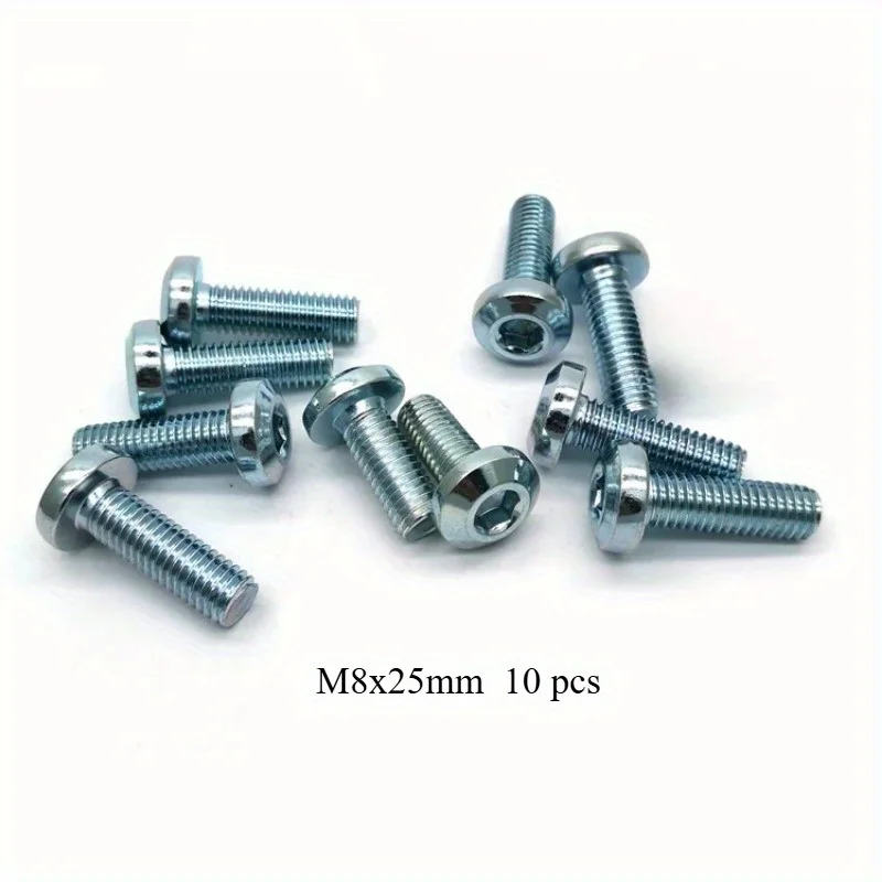 Motorrad Bremsscheibe/Rotor Schrauben Bolzen M8 * 1,25mm * 25mm 30mm Carbon Stahl Universal für Honda Yamaha Kawasaki für Suzuki