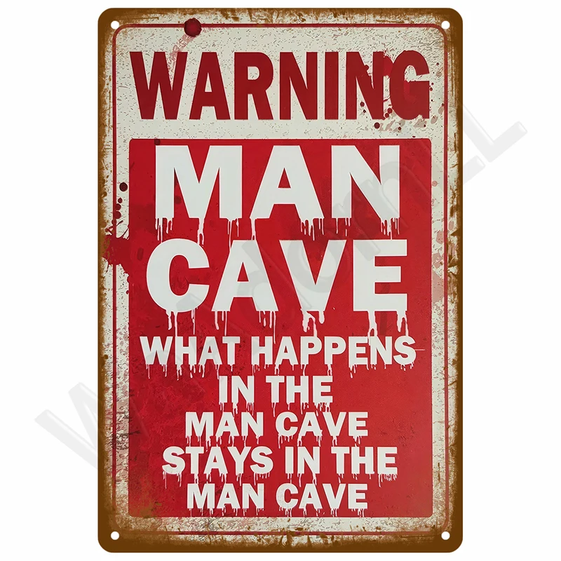 Vintage Tin Sign Home Decor Items Wall Decor Art Wall Mural Room Decoration Items Decor Men Retro Metal Sign Plate Bar Posters