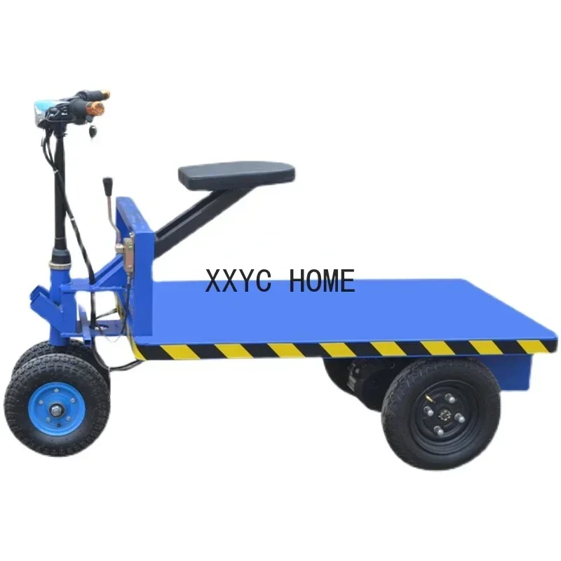 Is Riding Donkey Electric Flat Truck Greenhouse Orchard Three-Wheel Four-Wheel Carrier