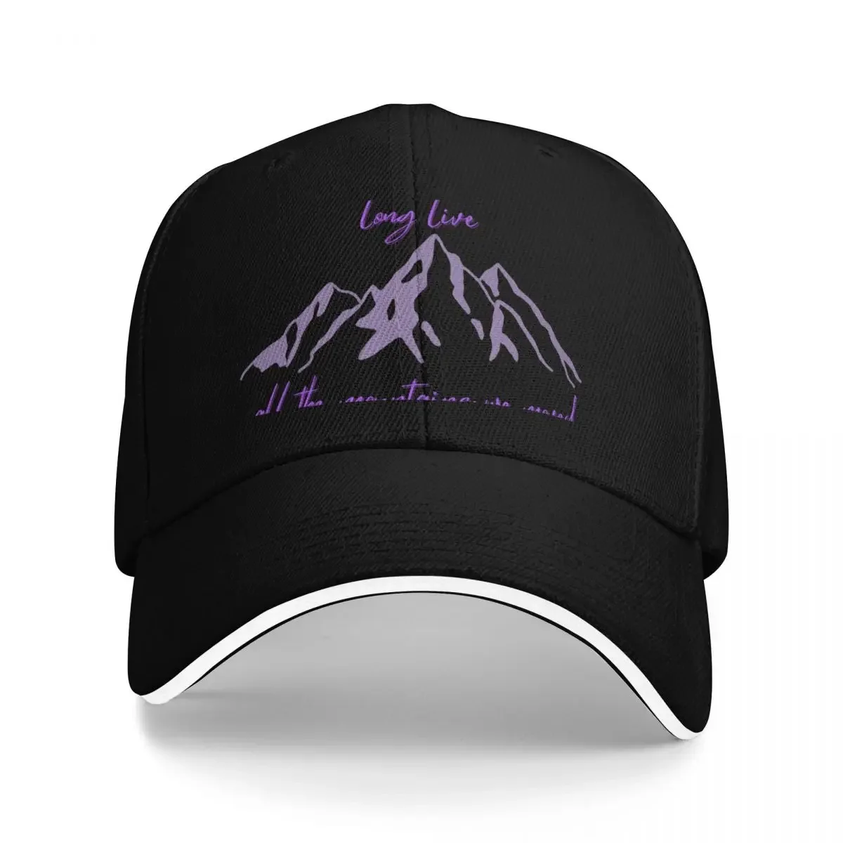 

Long Live Lyrics - All The Mountains We Moved Baseball Cap Dropshipping Beach Outing luxury woman cap Icon Mens Caps Women's