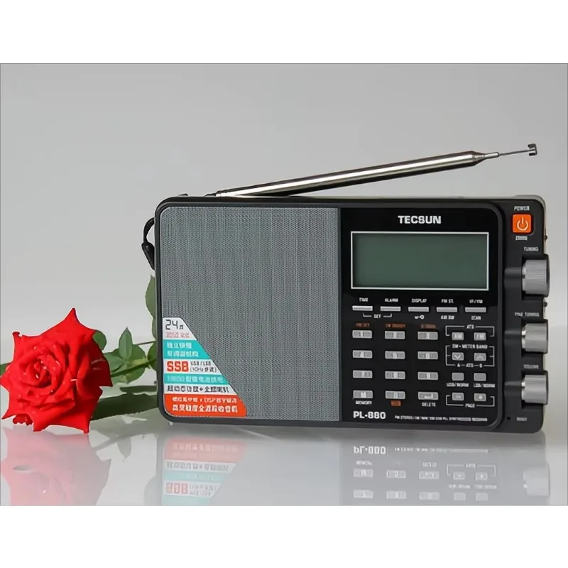 Tecsun PL-880 Radio Portable, High Sensitivity, Full Band, Digital Tuner, Enthusiast Radio, Tecsun PL880