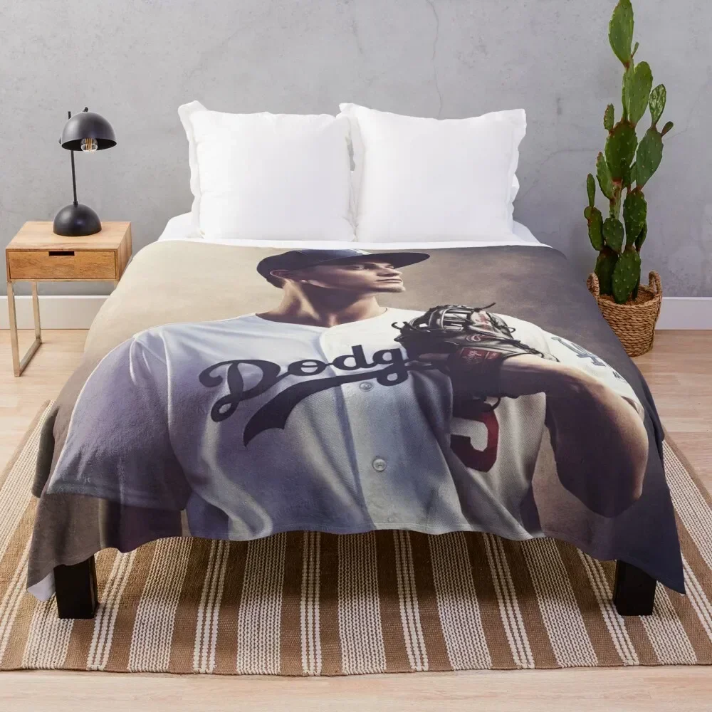 

Corey Seager Throw Blanket Warm Accent Blanket for Living Room Decoration
