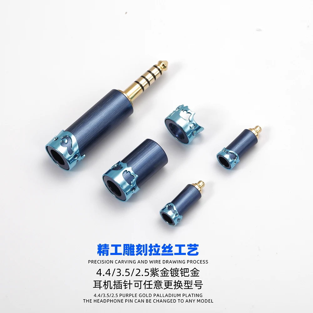 

Copper Gold Palladium 4.4mm 3.5mm 2.5mm+ mid-range + Collector + Pin headphone Upgrade accessories 0.78cm mmcx qdc ie900