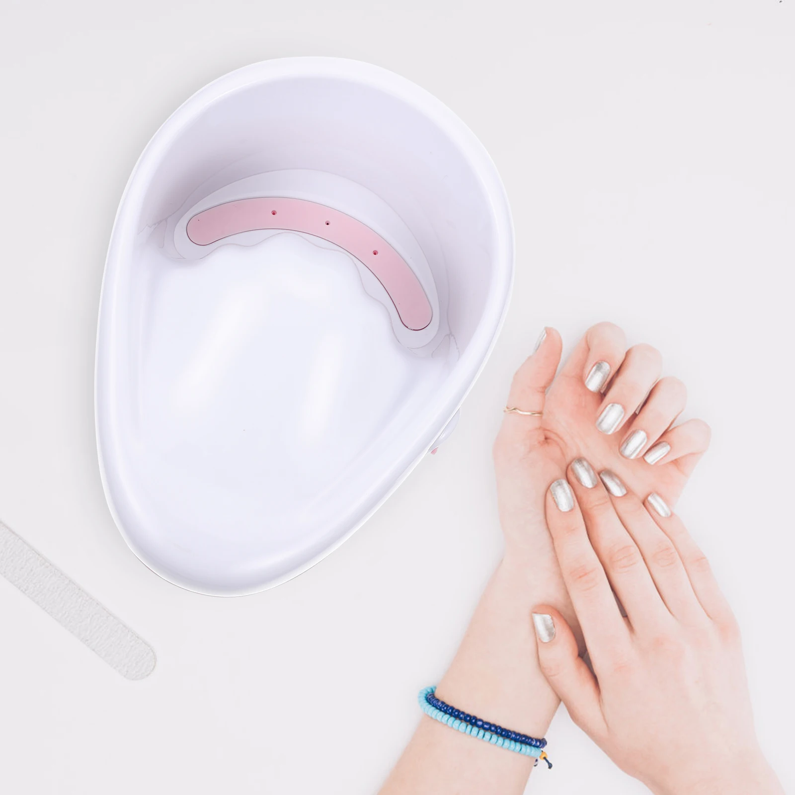 

Premium Manicure Soak Polish Removal Hand Care Spa Tool Reusable Soak Off For Salon Home Use Art Supplies Manicure Nail Removal