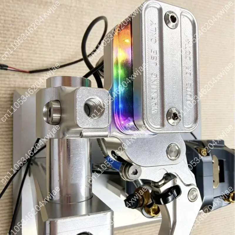 Modified CNC Side Push Brake Master Cylinder With LED Lamp, Universal Hydraulic Pump For Niu Ninebot Electric Motorbike