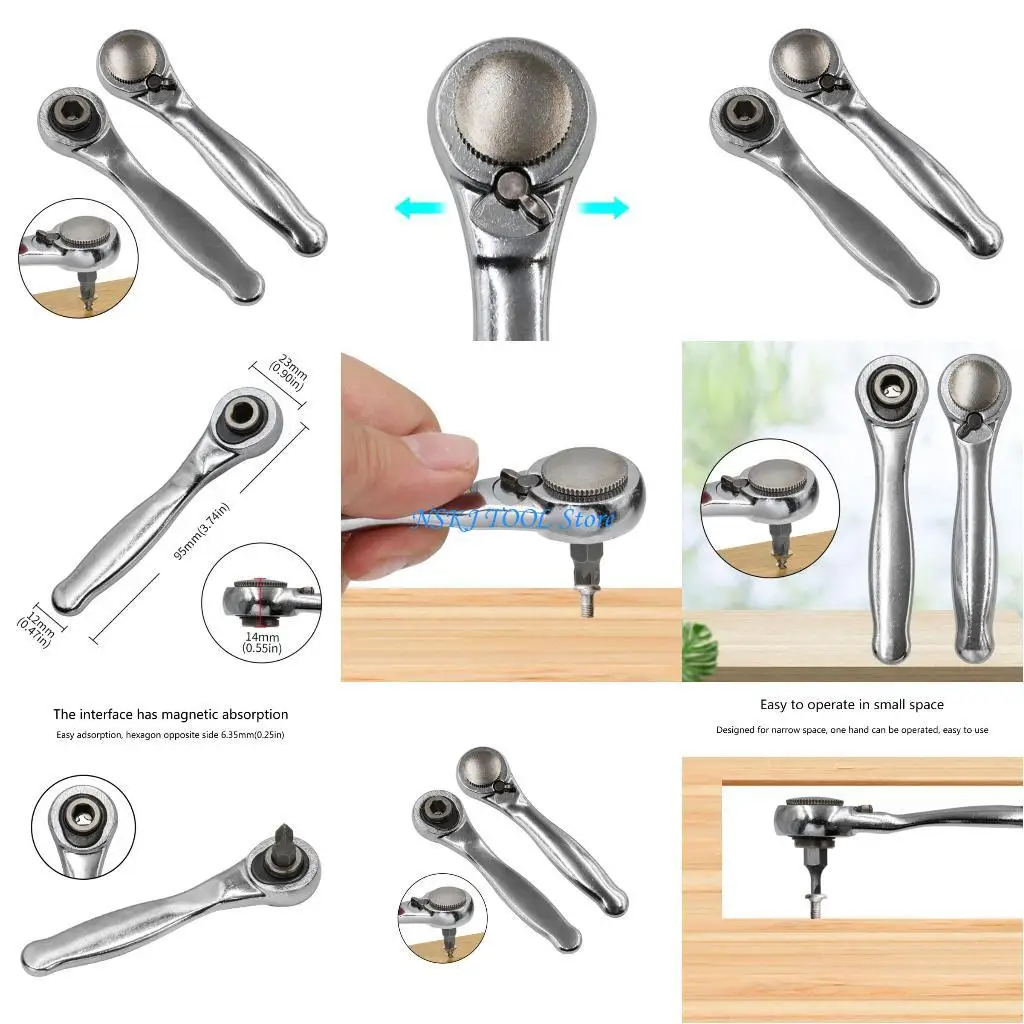 

L8RC 72 Teeth Ratchet Socket Wrench Repair Accessory Spare Part Repair Tools