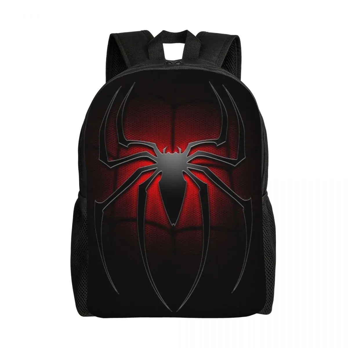 

Custom Red Spider Travel Backpack Men Women School Laptop Bookbag Web College Student Daypack Bags