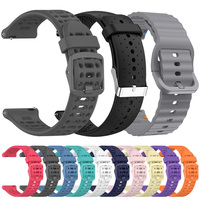 22mm Silicone Strap Band for Zeblaze Ares 3 Pro Smart Wriststrap for Vibe 7 Pro/Lite/stratos 2 3/Btalk3/GTS3 GTR3 Bracele Correa