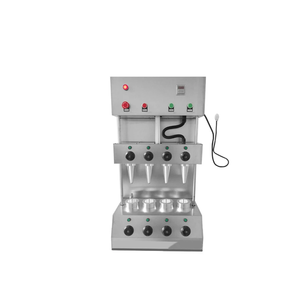 

110V/220V Ice Cream Cone Making Molding Machine Rotary Pizza Cone Makers Snack Sweet Pizza Cone Machines