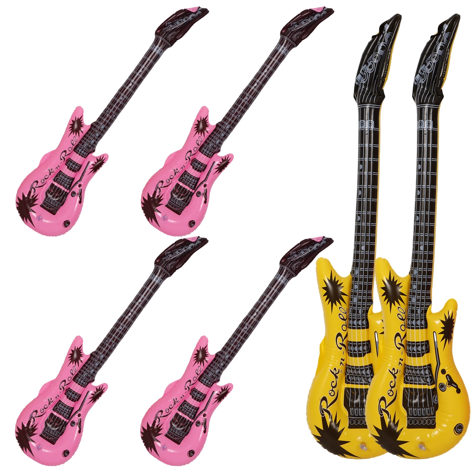 풍선 기타 풍선 블로우 악기 파티 소품, 성인 어린이 생일 파티 장식, 카니발 파티 호의