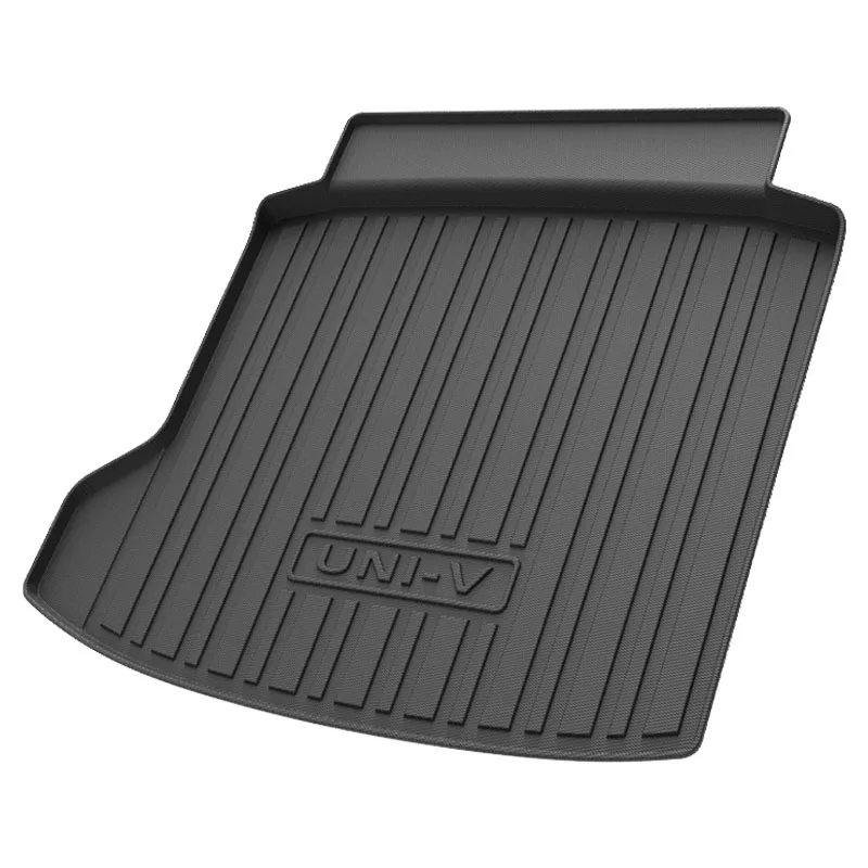 

For Changan UNI-V UNIV 2022 2023 Car Rear Trunk Liner Cargo Boot TPE Trunk Mat Floor Tray Mud Kick Protector Carpet Accessories