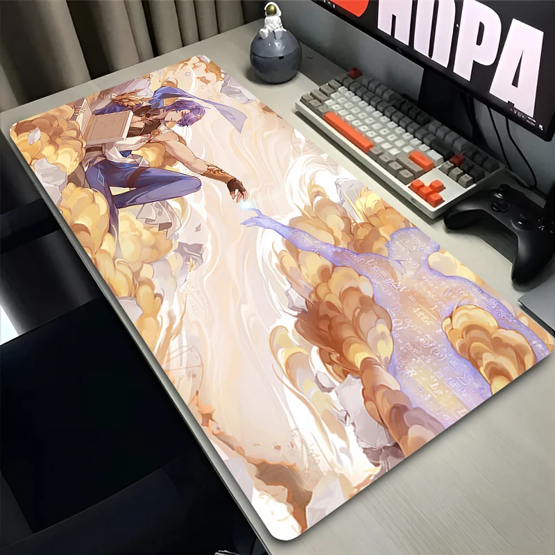 لوحة ماوس كبيرة من قفل الحافة ، ملحقات الألعاب ، لوحة لوحة مفاتيح الكمبيوتر ، حصيرة الماوس ، قضيب نجوم هونكاي ، نسبة dr ، لوحة ماوس مكتبية للهدايا ، XL #5