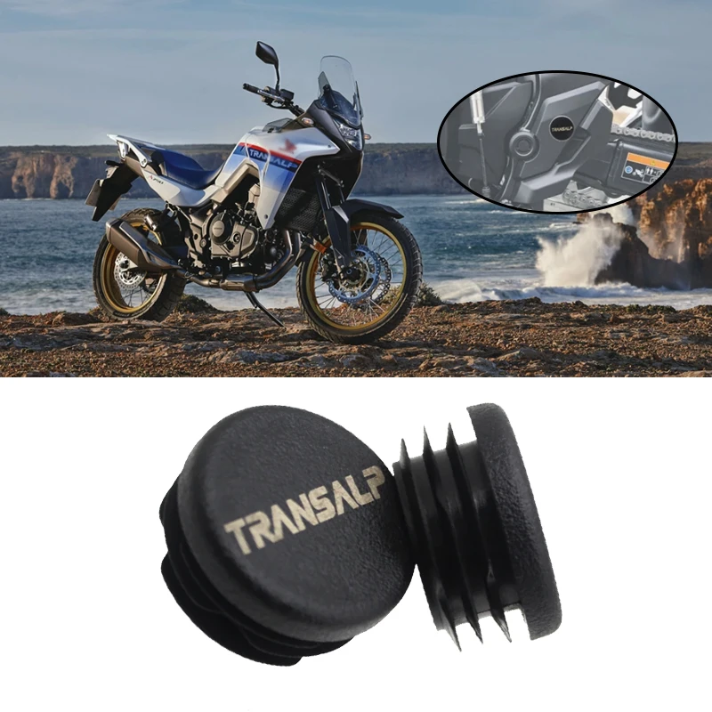 

XL750 Frame Hole Cover Caps Plug Decorative Frame Cap Set For Honda Transalp XL 750 2023- Transalp750 Motorcycle Accessories