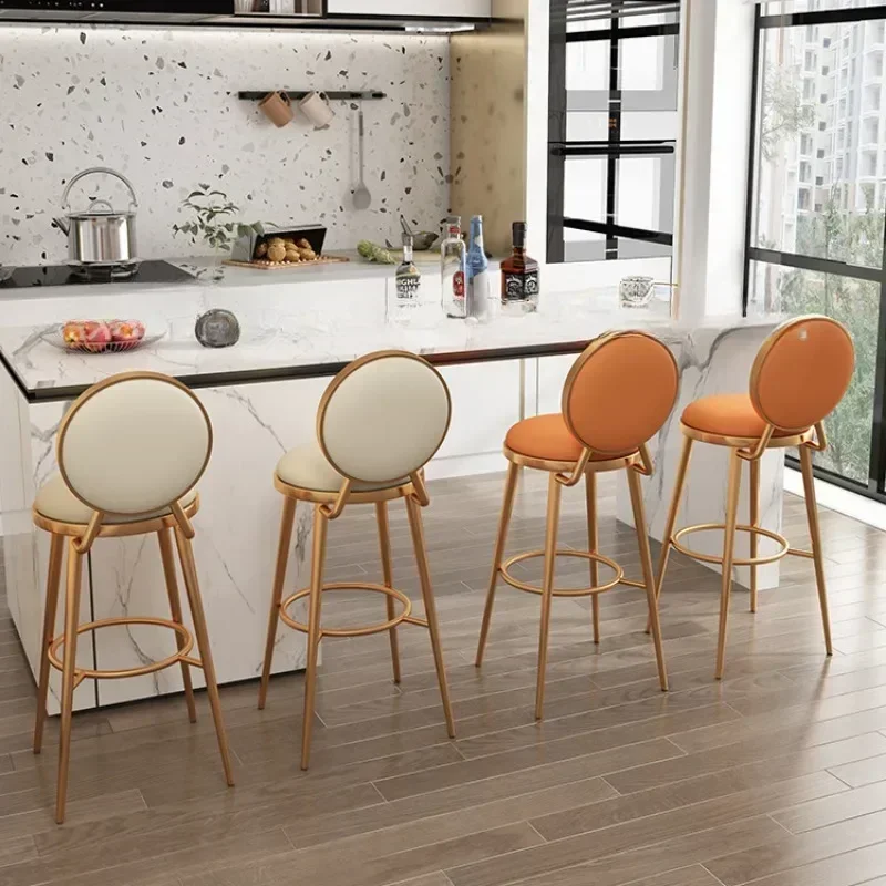 

Counter Kitchen Stools Barber Shop Chair Chairs Luxury Bar High Outdoor Design Cafe Home Taburetes Para Barra Modern Stool