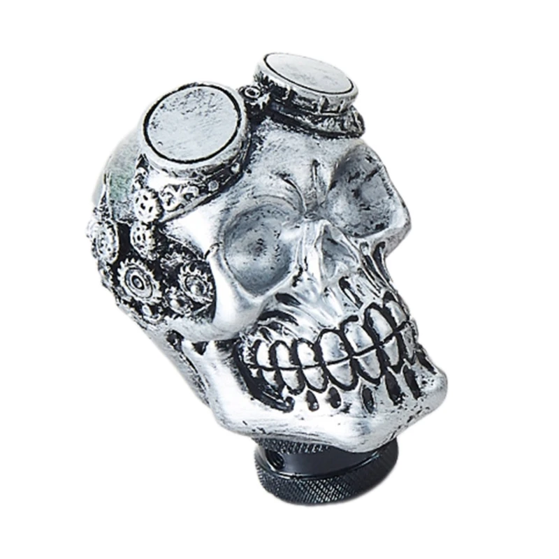 Car Interior Skull Gear Shifts Knob for Manual Transmission Eye Catching Skull Manual Shifts Knob Auto Gear Lever