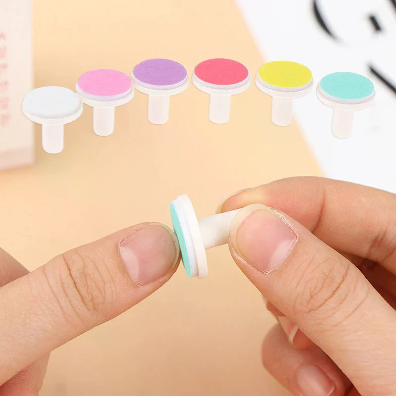 10 個ネイル研削ヘッドベビーネイルファイルパッド電動ネイルトリマー交換パッド子供新生児幼児用