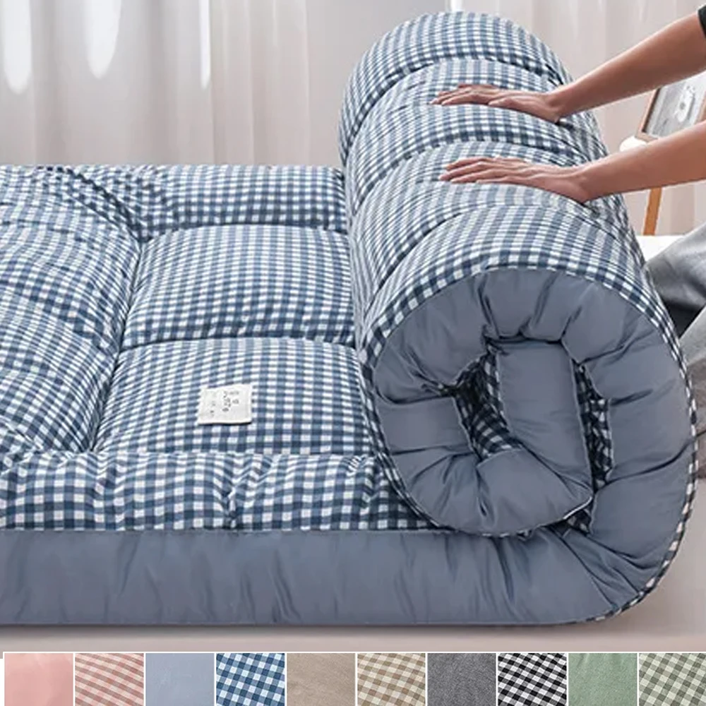 

1PC Autumn Winter Mattress Topper for Back Pain, Extra Thick Mattress Pad Cover Quilted Fitted Mattress Protector for Home Use