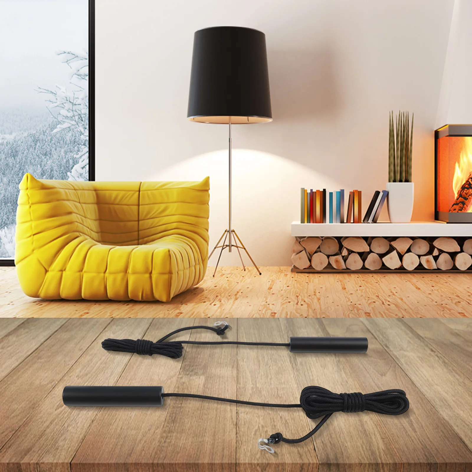 Ergonomic Pull Cord 5.8x1.2cm Fan Pull Cord Handle 150cm Length Cord Easy Installation Process Lightweight At 35g