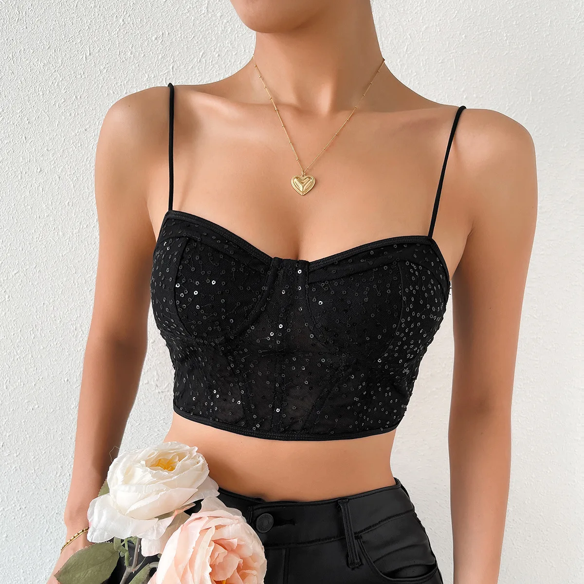Spicy Girl Style Sexy Strapless Women's Camisole Vest Bra Tube Tops Underwired Fish Bone Bra Tight Fitting Corset Tops image 4