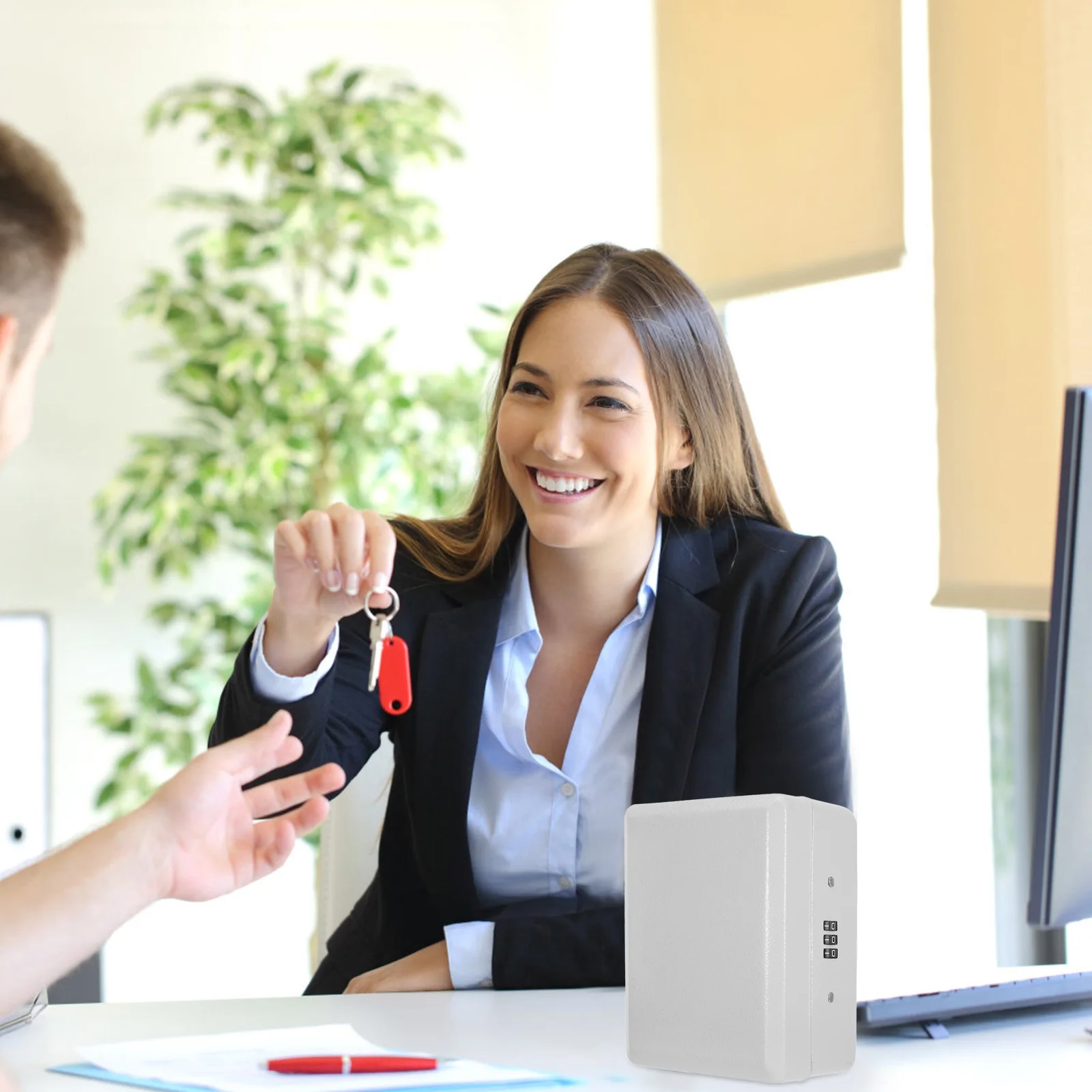 กล่องเก็บกุญแจติดผนัง ความจุขนาดใหญ่ ดีไซน์ทันสมัย สำหรับกุญแจบ้าน สำนักงาน กล่องล็อคกุญแจ ที่แขวนกุญแจบนผนัง