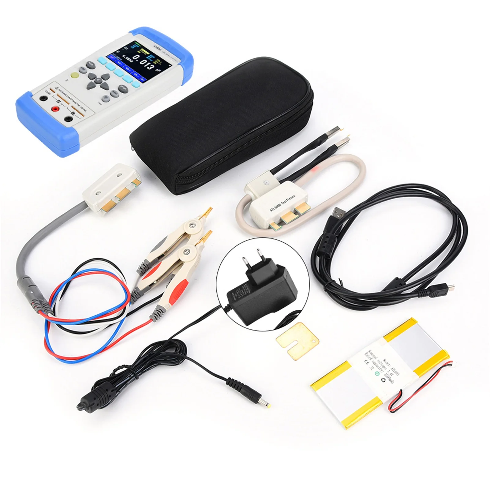 Resistance Inductance Tester AT826 Professional Handheld Digital  Meter Resistance Inductance Capacitance Tester