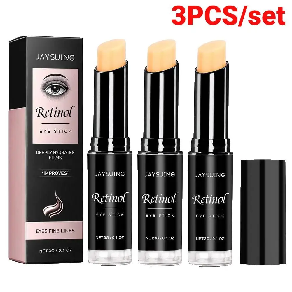 Retinol Eye Cream Stick Moisturizing Fade Fine Line Repair Fade Fine Eye Line Przeciwzmarszczkowy Przeciw obrzękom Rozjaśniający Pielęgnacja oczu