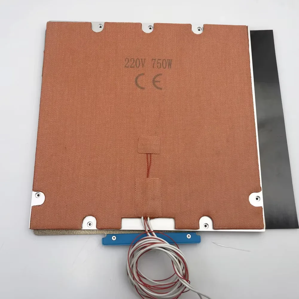 Blurolls Trident Voron 2.4 R2 3D Printer Build Plate Kit 8mm Thickness PEI Powder Sheet with Magnetic Sheet For Voron 305/355m
