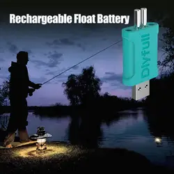 Cr425 Fishing Rechargeable Float Battery Lithium Battery USB LIR425 Glow Fishing Float Battery Chargeable Bobber