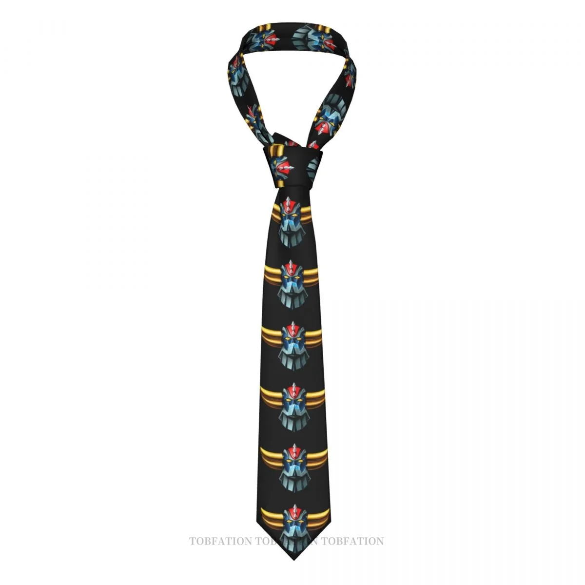 

GO Grendizer Japanese Animation Classic Men's Printed Polyester 8cm Width Necktie Cosplay Party Accessory