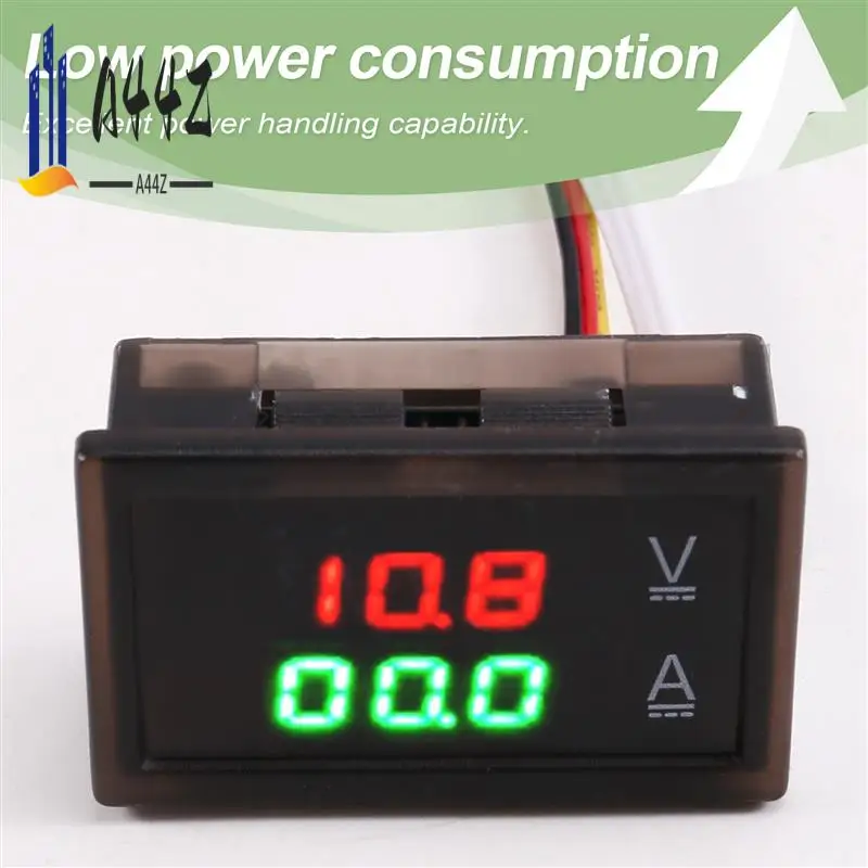 

A44Z-Digital Hall Ammeter Battery Charge Discharger Dual Display Isolated Voltmeter DC 12V 24V 48V 60V 72V CAR