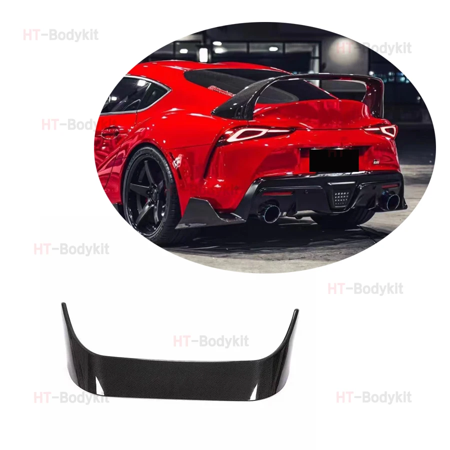 Carbon Fiber Car Rear Trunk Spoiler Rear Wing Tail Wing Parts for Toyota Supra A90 MK5 2020 UP MB Style Upgrade Body kit