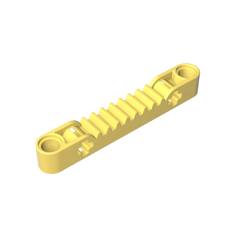 Gobricks 87761 1PC blocs de construction bricolage 1x7 barre d'engrenage avec trou de boulon d'arbre pièces compatibles assemble créatif pour enfants jouet adulte