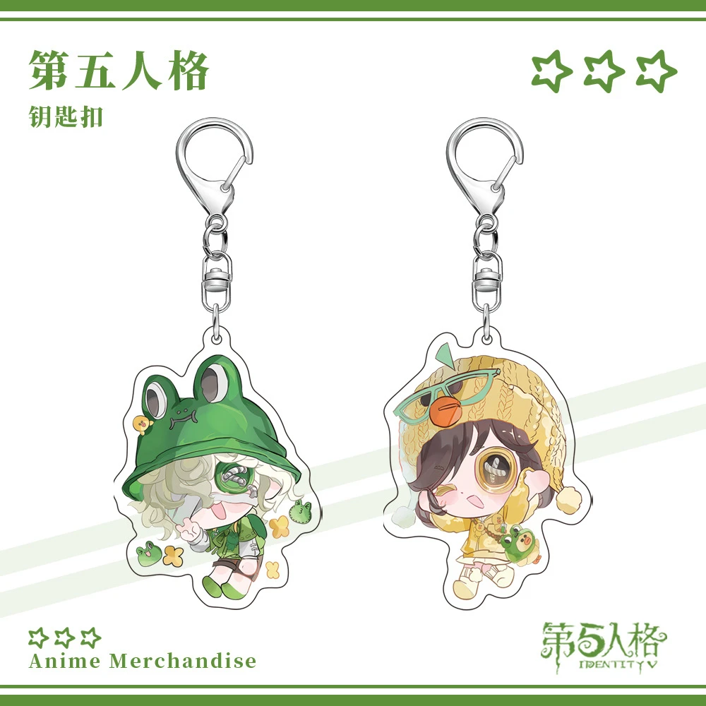 

Game Identity Ⅴ Frog Leo Tracy Reznik Mechanic Sally Cosplay COSTUME Acrylic Key Chains Keyring Prop Xmas Gift