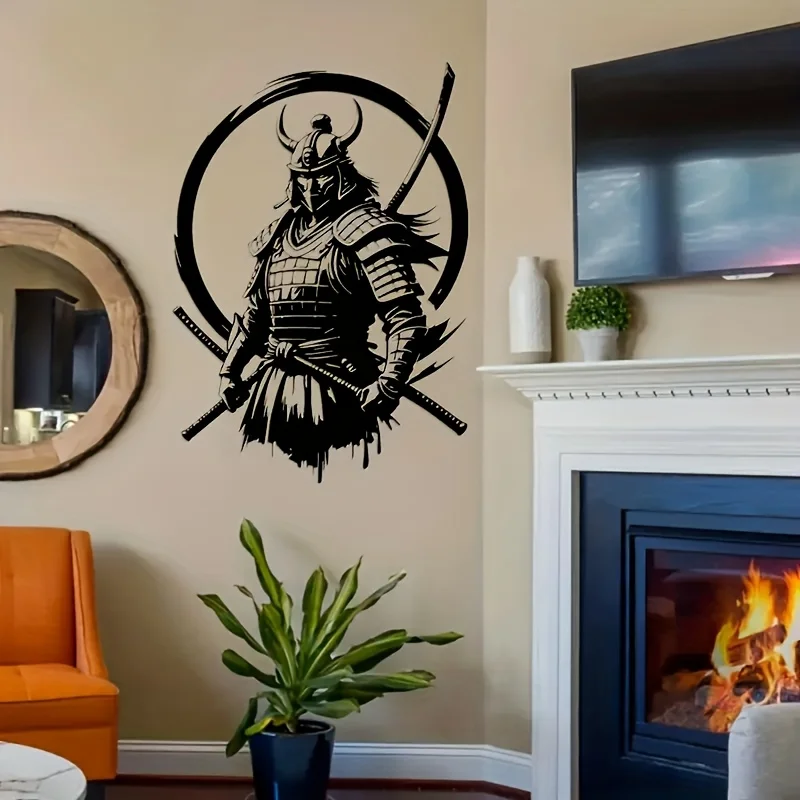 Gifts suitable for all four seasons，1pcSamurai with Sword Acrylic Wall Art 1pc view 3