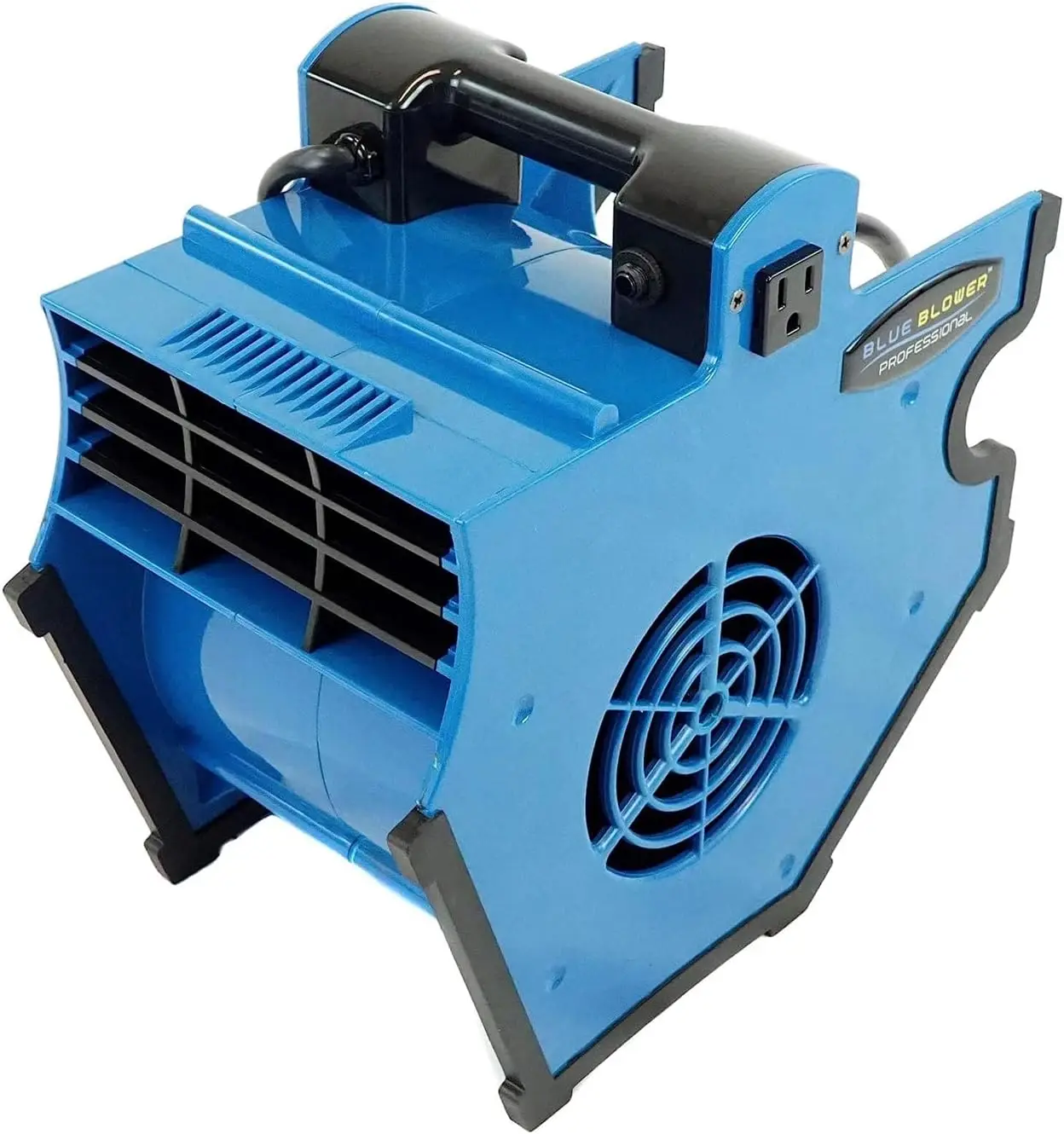

300 CFM 3-Speed Floor Fan with 2 Outlets, Adjustable Tilt Utility Blower for Cooling, Drying & Air Circulation