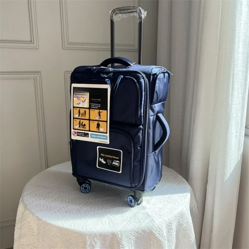 

ultra-light and silent Oxford cloth trolley case 24-inch suitcase large capacity