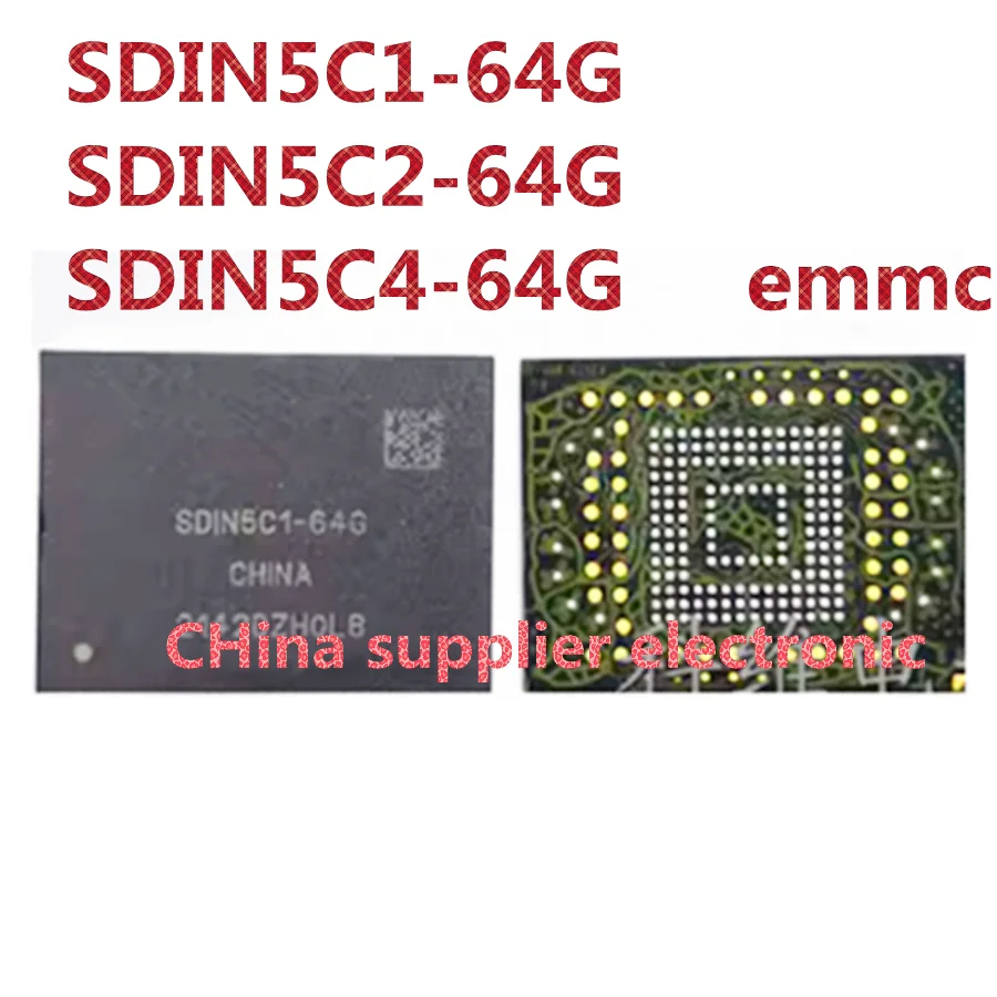 

SDIN5C1-64G SDIN5C2-64G SDIN5C4-64G is suitable for SanDisk 4.41 version 169BGA 64G font second-hand planting good ball ic