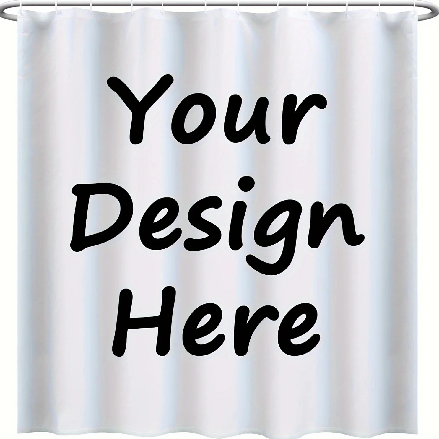 صورة مخصصة ستارة دش شخصية، طباعة ديكور المنزل على الطراز الحديث، ستارة حمام بوليستر مقاومة للماء مع خطاف مجاني