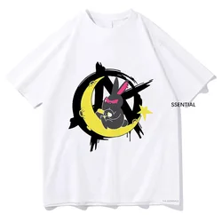 Ateez Crazy Form Rabbit Mito Moon T Shirts Kawaii Men/Women Aesthetic T-Shirt Unisex High Quality Cotton Tees Vintage Clothes