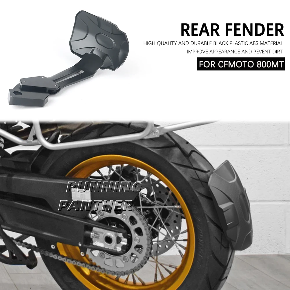 

Motorcycle Accessories Rear Wheel Hugger Mudguard Rear Fender Mudflap Guard For CFMOTO 800MT 800 MT