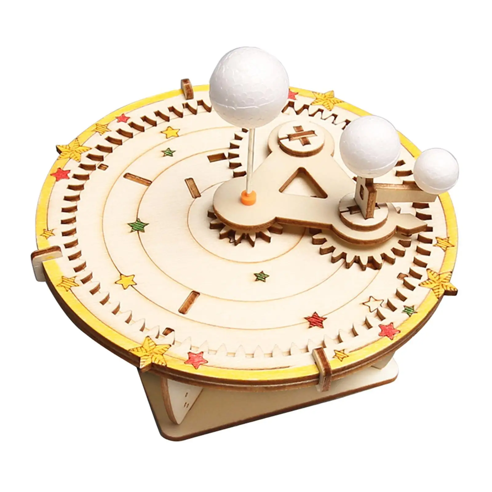 Solar System Model Kit Educational Toy DIY Model Rotating Astronomy Science Toy